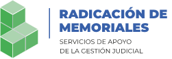 Logo Radicación de memoriales 