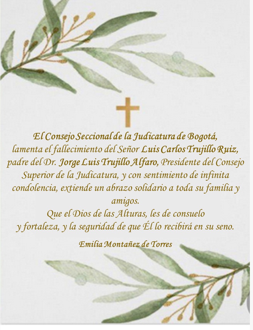 Condolencias